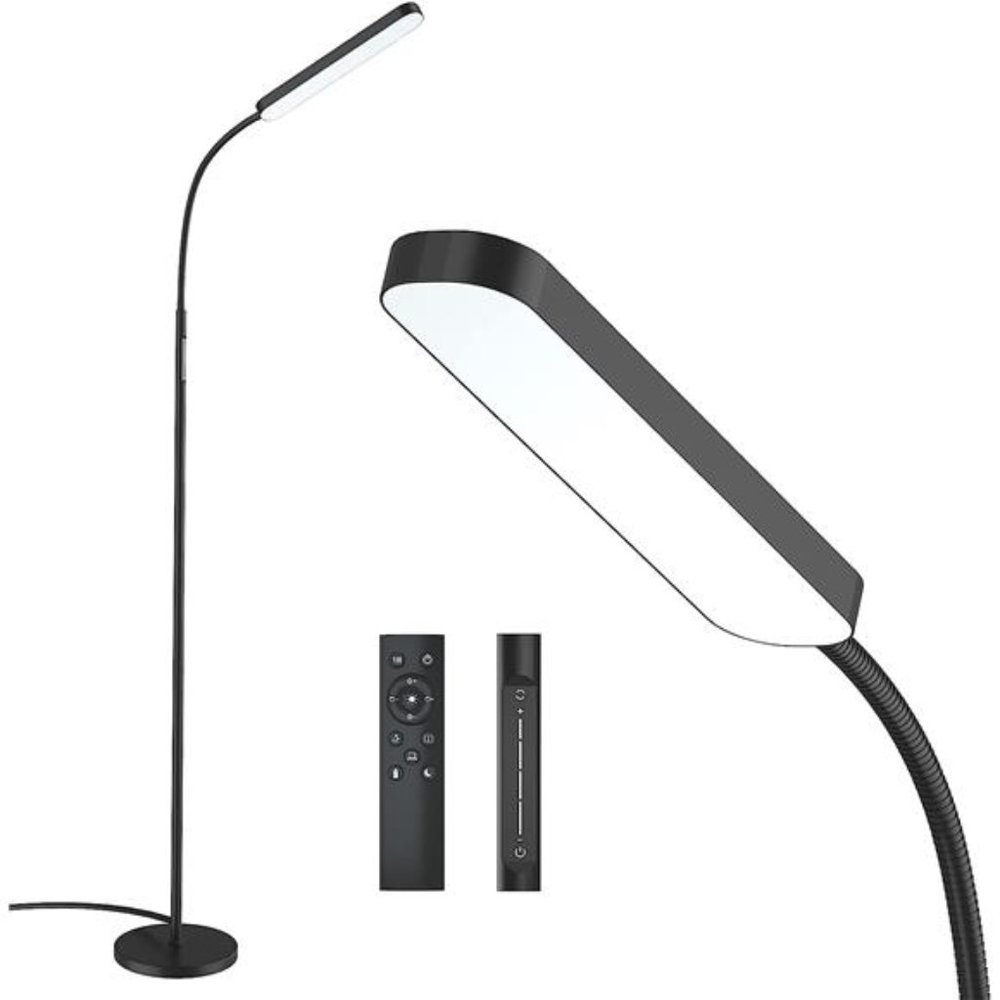 Floor Lamp, 15w/1000lm Bright LED Floor Lamp with 4 Color Temperature & Stepless